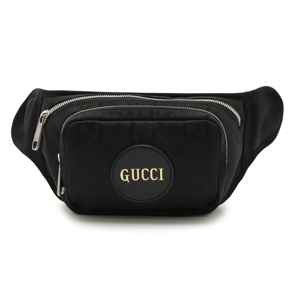 Gucci Off The Grid body bag waist Pouch Clutch canvas leather black